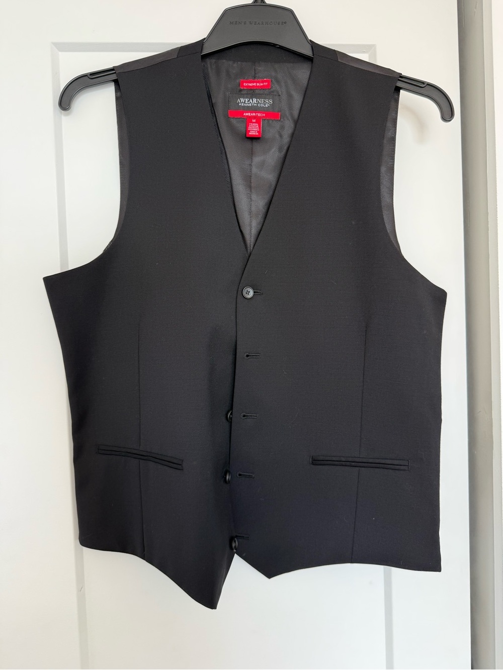 Black Men's Tuxedo Vest